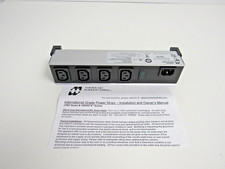 Hammond 1581T4 4-Outlet 10A Industrial/Commercial Intl Grade Power Strip 48-3