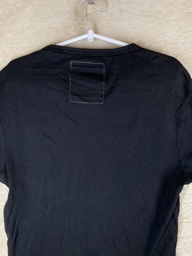 G STAR RAW Casual T-Shirts Top Size 2XL Womens Black Logo Short Sleeve - Picture 8 of 11