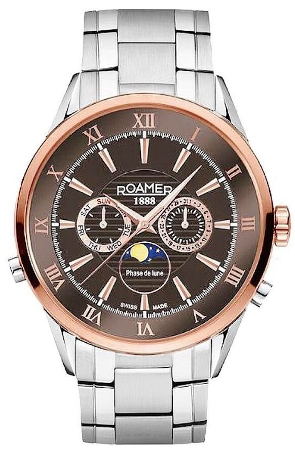 Roamer Superior Moonphase 508821-47-53-50 Man Quartz Watch
