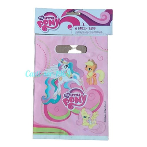My Little Pony Party Tableware Pack Girls Birthday 6 Person Pack with Bags NEW - Picture 3 of 12