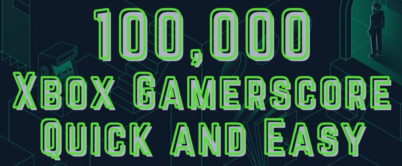 100k Gamerscore Achievements Boosting Xbox Series S/ eBay