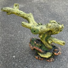 Terrarium Decorative Faux Tree Log Lizards  Snakes 13" H x 16" W x 9" D