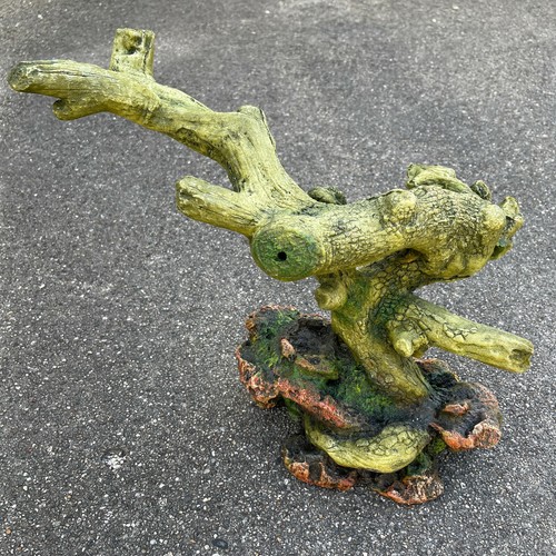 Terrarium Decorative Faux Tree Log Lizards & Snakes 13" H x 16" W x 9" D