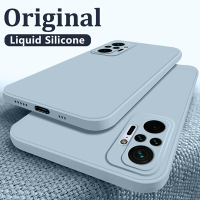 Für Xiaomi Poco X6 F3 13T 14T Redmi Note 11 12 Pro Quadrat Flüssig Silikon Hülle