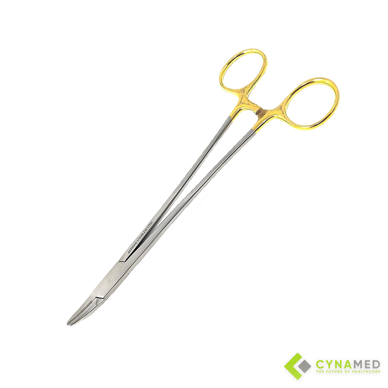 Cynamed TC Heaney Curved Needle Holder with Tungsten Carbide Inserts ...