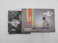 Wonder Pax Yellow Reusable Back Warm / Cool Gel Pack With Belt Wrap