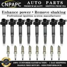 CNPAPC 8x Ignition Coil & Spark Plug for 2011-2016 Ford F-150 Mustang 5.0L UF622