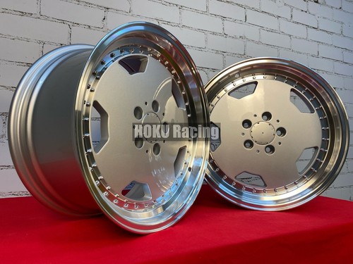 17 Zoll AERO PERFORMA25 AMG Style Felgen 8J MONOBLOCK silber für Mercedes 5x112 - Bild 13 von 15