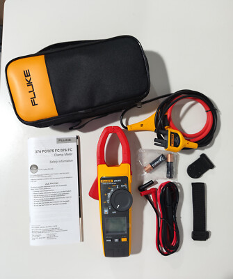 Fluke 376 FC Wireless True RMS 1000A AC/DC Clamp Meter i2500-18 iFlex Flex Cable