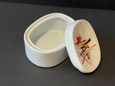 Rare sucrier Script Georges Boyer signée porcelaine dure Limoges