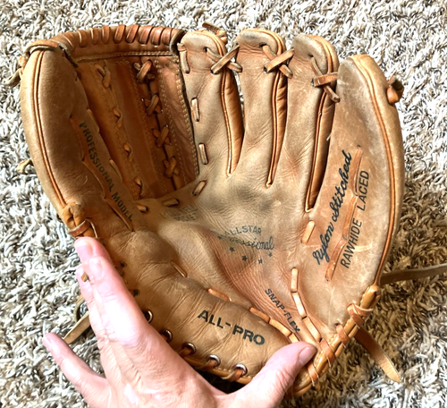All-Pro Vintage Glove Baseball Softball Youth 11 in Game Ready Leather Taiwan - Picture 6 of 14