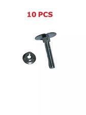 Truck Door Elevator Bolts 1/4  x 1 1/2  Roll Up Doors Trailer Box 10pcs w/ Nuts