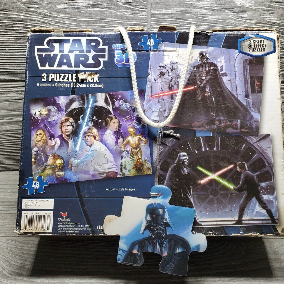 Star Wars Super 3d Puzzle 48 Piezas 3 Puzzles  Foto 2 de 4