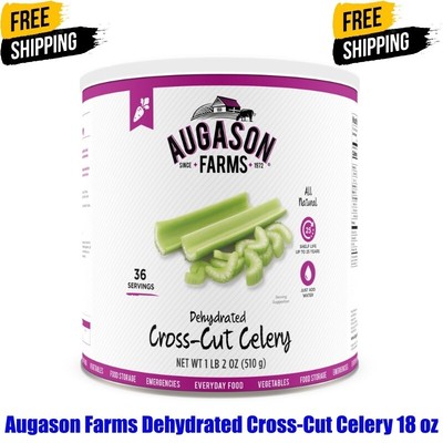 Augason Farms Dehydrated Cross-Cut Celery 18 oz