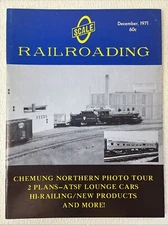 O Scale Railroading Magazine December 1971 Model Trains Model Railroad