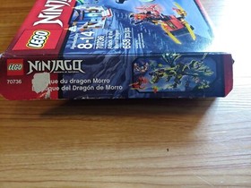 Lego Ninjago Attack Of The Morro Dragon 70736 Box & Manual Only