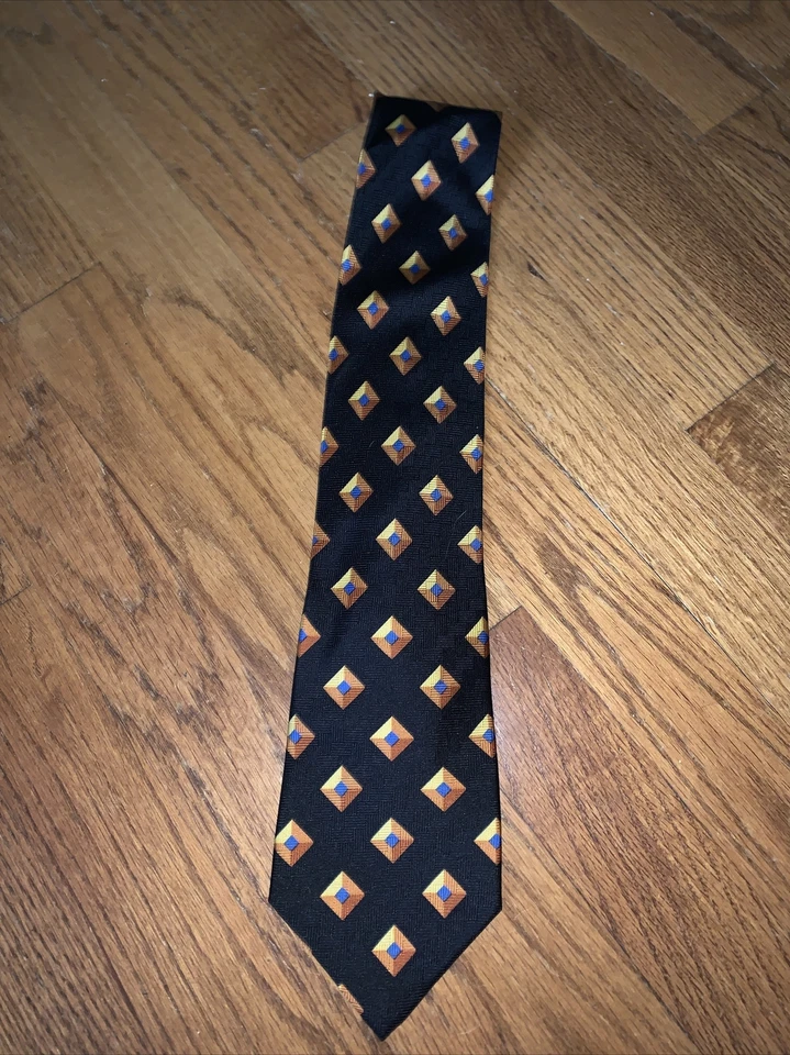 ÚNICA Corbata Richel Zafiro Real Azul En Oro Cubo EYE POPPER De Colección ❤️tb5m36 Foto 2 de 4