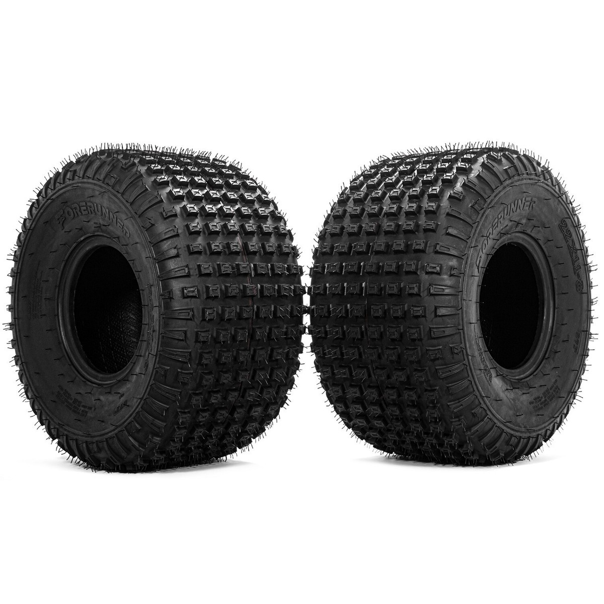22x11x8 Set 2 6Ply 22x11-8 ATV UTV Tires 22 11 8 All Terrain Mud