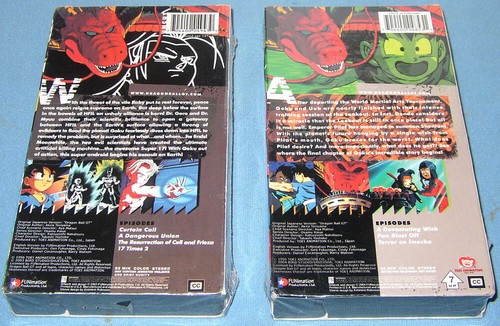 Dragon Ball GT Calculations nastri VHS non tagliati e modificati da reazione **NUOVI E SIGILLATI** - Foto 2 di 9