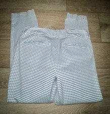 OLD NAVY PIXIE PANTS WOMENS 8 BLUE/WHITE