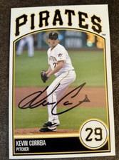 Kevin Correia Pittsburgh Pirates Signed Autographed 4x6 Postcard Photo