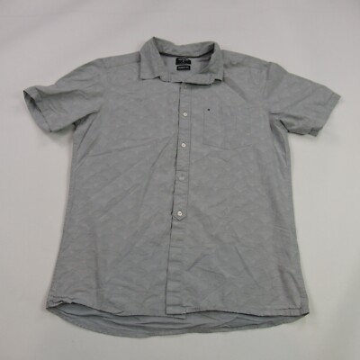 Hurley Shirt Mens Medium Short Sleeve Lightweight Button Front Outdoor Pocket