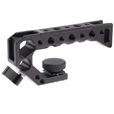 Camera Cage Top Handle Grip w/ Cold Shoe 1/4" 3/8" Mount ARRI standard locating