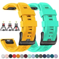 Silicone Strap For Garmin Fenix E 8 7 7X Pro Solar 6 6X Pro 5 5X Epix Watch Band