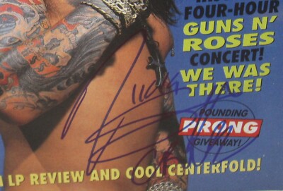 MÖTLEY CRÜE 直筆サイン入りLP MÖTLEY CRÜE 直筆サイン入りLP Motley Crue Autographs Signed