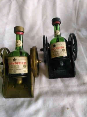 2 mignonnettes Courvoisier vides affûts de canon - Photo 1/3