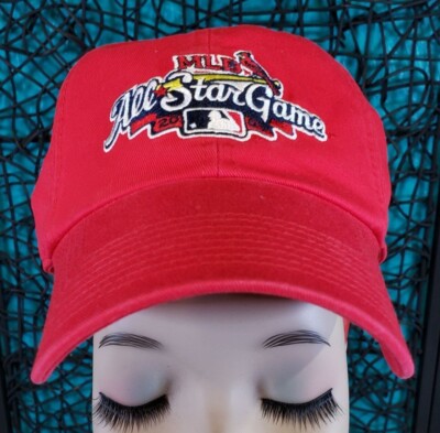 MLB ALL STAR GAME 2009 BUSCH STADIUM CARDINALS RED NIKE STRAPBACK OSFM HAT CAP