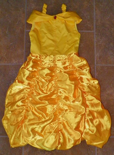 DISNEY Beauty And The Beast BELLE Halloween COSTUME 7 8 10 ? + Accessories - Picture 2 of 11