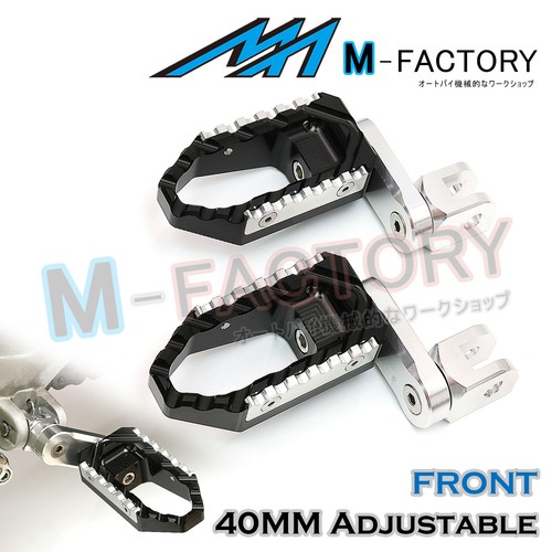 Fit GSX1250FA GSF 650 S Bandit 40mm Adjustable Front Rider Cruise Foot Pegs - Picture 10 of 15