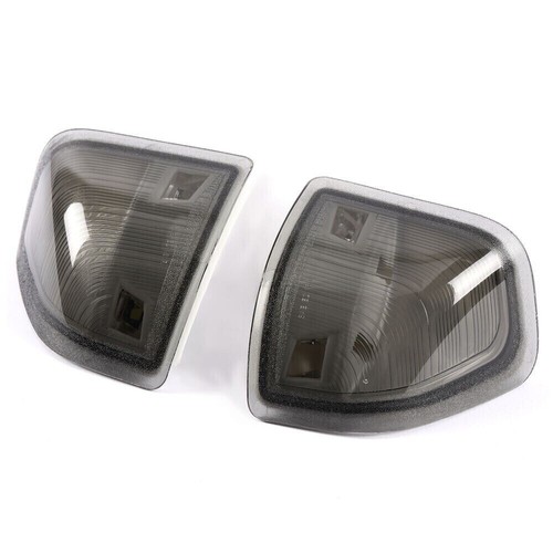 For Dodge Ram 1500 2500 3500 Amber LED Side Mirror Turn Signal Lights Smoked Set - Picture 11 of 15