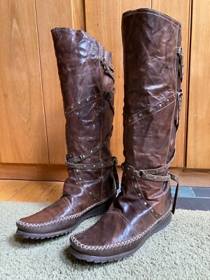 ebay moccasin boots