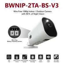Night Owl BWNIP-2TA-BS-V3 1080 Wire Free Add On Camera with Night Vision - NEW  