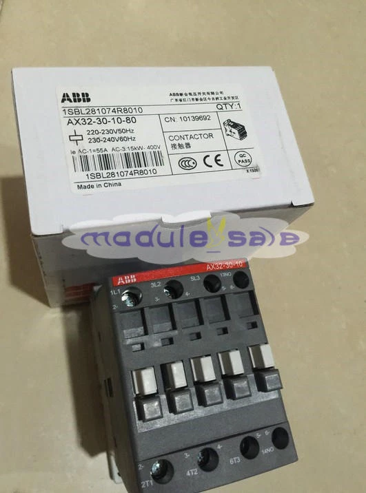 1PCS New ABB AX32-30-10-80 AC220V Contactor