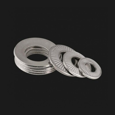 M3~M16 stainless steel saddle washer Metal screw lock Knurled gasket NFE25-511