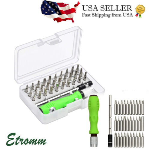 Pequeño Juego de Destornilladores de Reparación con Estuche Precisión Mini TORX Herramienta Kits Magnéticos EE. UU. - Imagen 10 de 10