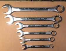 Mastercraft Pro Chrome Vanadium Work Mechanics Shop Tool Wrench Mixed Lot Of 6