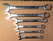 Mastercraft Pro Chrome Vanadium Work Mechanics Shop Tool Wrench Mixed Lot Of 6