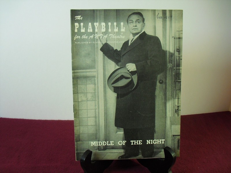  Middle Of The Night ~ Playbill ~ 1957 ~ P. Chayefsky ~ ( EX ) ~ ANTA Theater