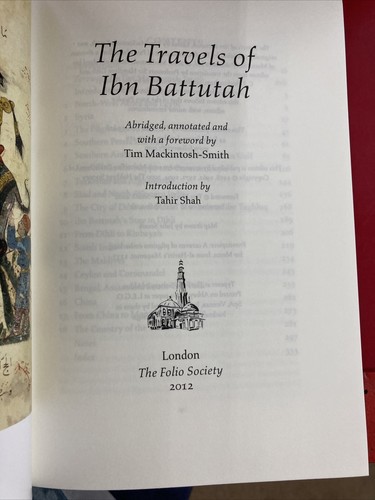 The Travels of Ibn Battutah Tim Mackintosh-Smith Hb w/ Slipcase 2012 FREE SHIPPI - Picture 10 of 13