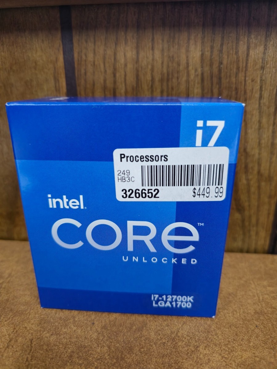 Intel Core i7-12700K Gaming Desktop Processor with