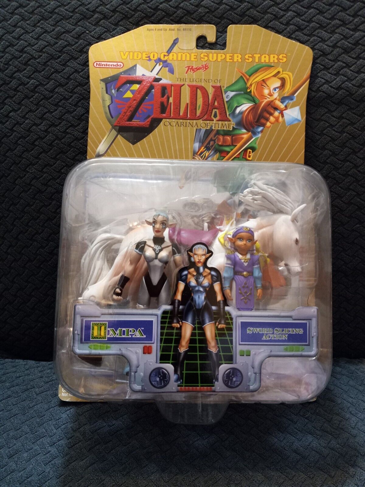 IMPA Legend of Zelda Ocarina of Time-Action Figures- Toy Biz 2001 New &  Sealed!