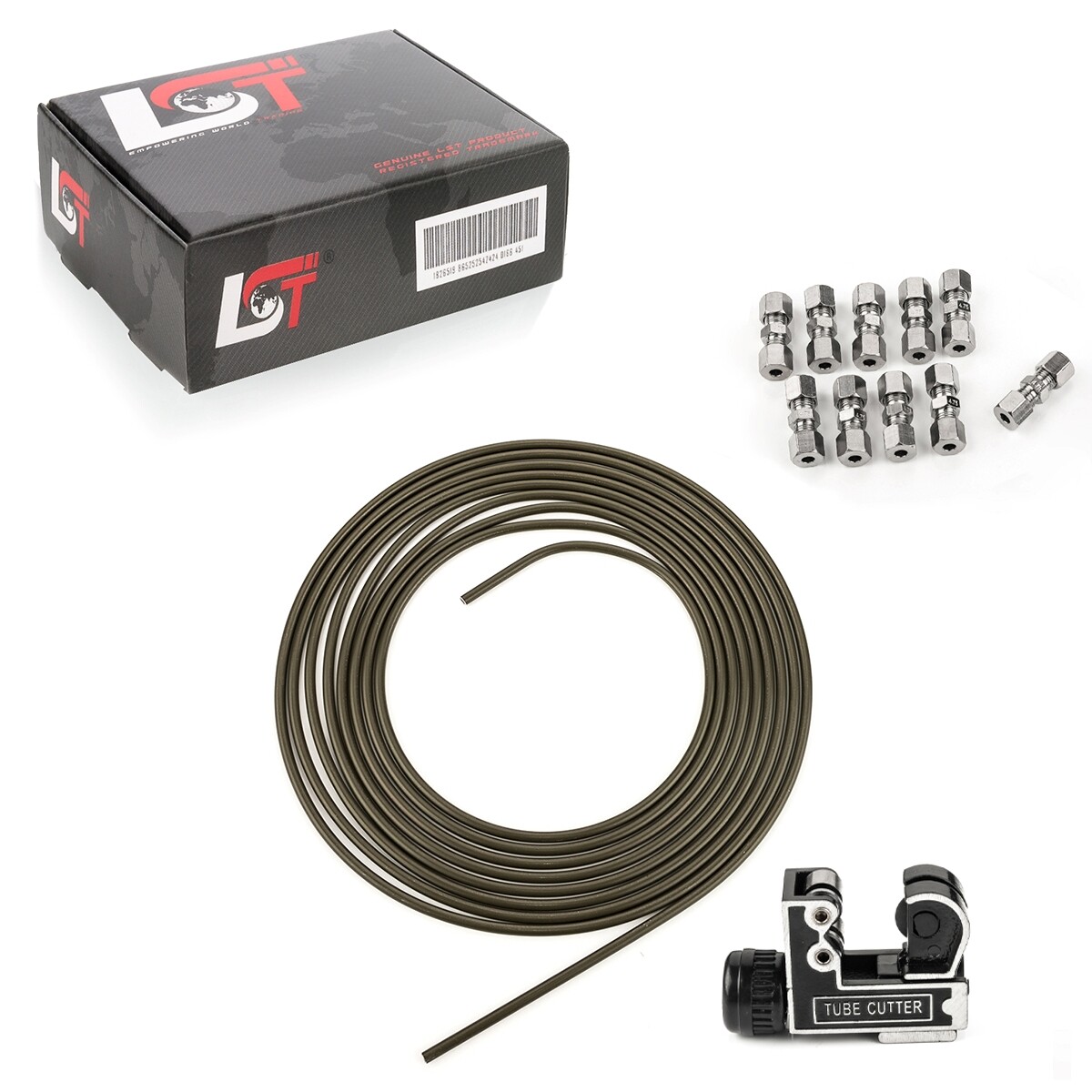 5M Brake Line Brake Pipe Steel Ø 4.75Mm Set +10 Quick Connectors For RENAULT