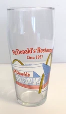 Vintage Libbey 1993 McDonalds Restaurant Circa 1957 Tumbler 6" Tall