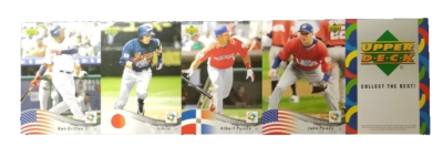 2006 WORLD BASEBALL CLASSIC UPPER DECK UNCUT SHEET ICHIRO