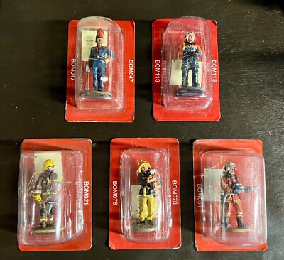 Del Prado Firefighter Figures Fireman Fire Man LOT #6