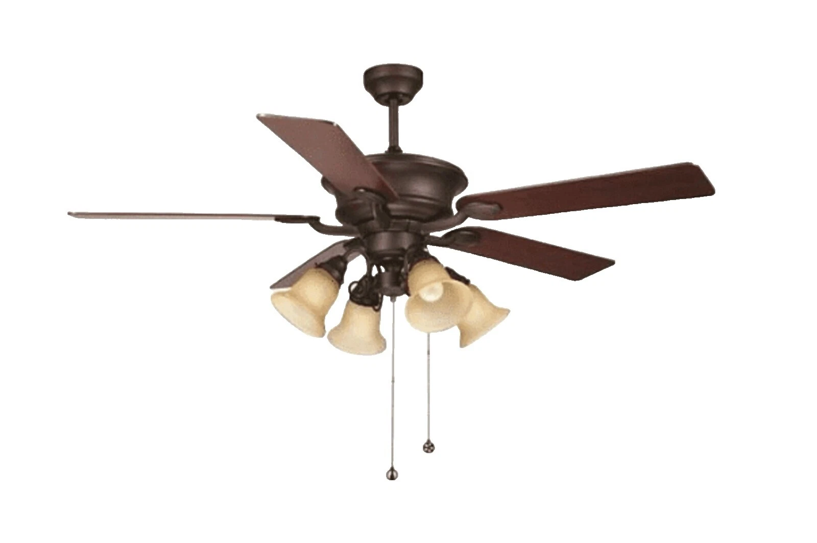 Cottage Bronce Ventiladores de techo con luz